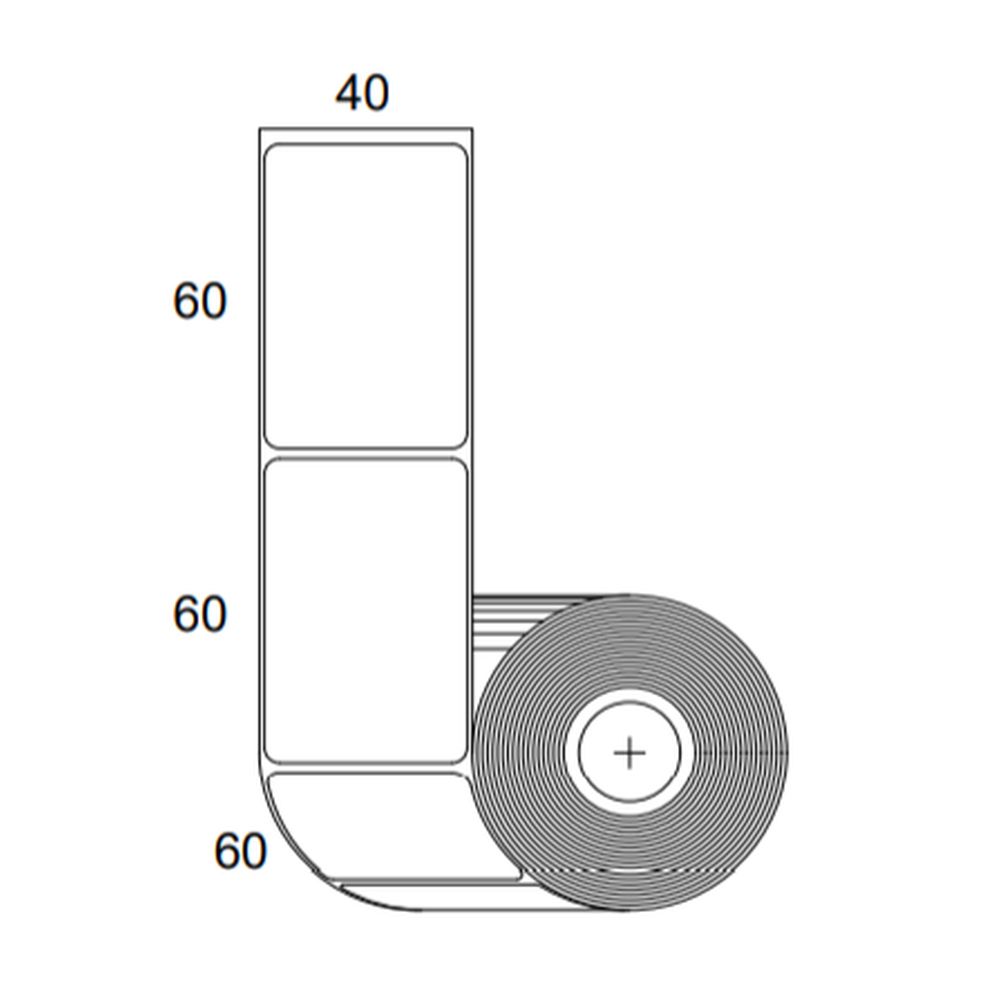 Etiquetas para Impresora Xprinter 60x40mm x 700 uds Térmicas Directas