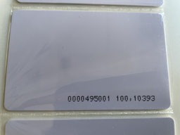 Tarjetas PVC Proximidad chip 1326 125 Khz
