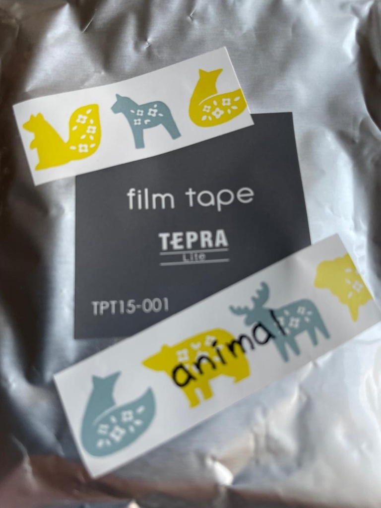 Cinta Tepra Lite Animalitos 15mm TPT15-001