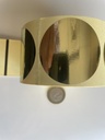 Rollo Etiquetas Adhesivas Doradas Metálicas Redondas Diámetro 40mm x 500 unids.