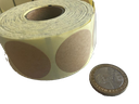 Rollo Etiquetas Zebra Adhesivas Kraft Redondas Diámetro 30mm x 500 unids