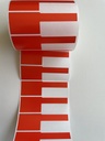 Etiquetas Marcar Cables Rojas 84x26mm x 500 unidades Plasticas