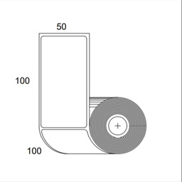 [80ETD100x50Col1] Etiquetas para Impresora Xprinter 100x50mm x 400 uds Térmicas Directas