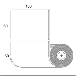[80ESM60x100] Etiquetas para Impresora Zebra SB 60x100mm x 700 uds