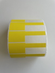 Etiquetas Marcar Cables Amarillas 84x26mm x 500 unidades Plasticas