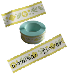 Cinta Tepra Lite Flores Tirolesas Borde Ondulado 13mm TPT13C-002